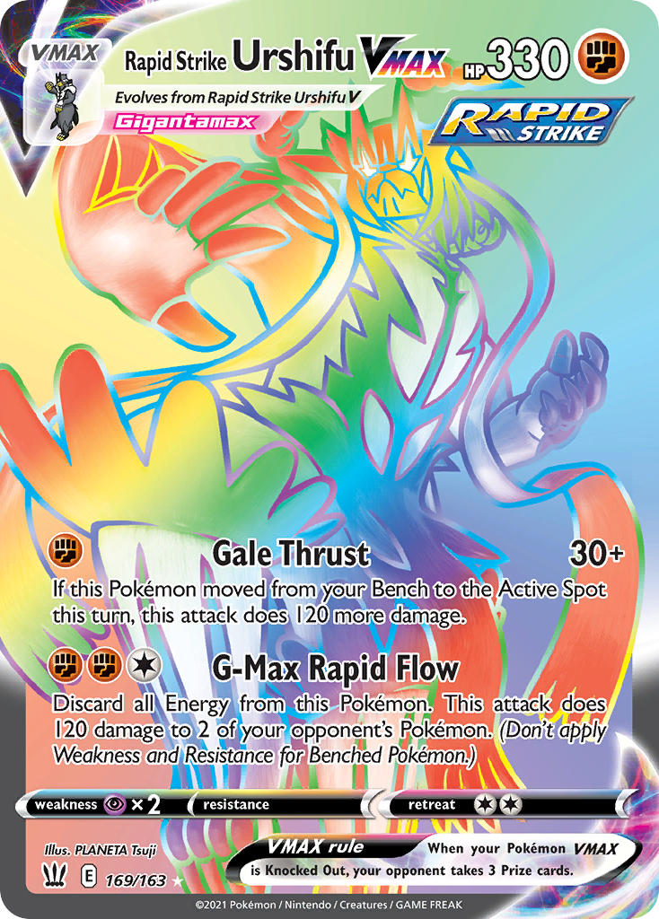 Rapid Strike Urshifu VMAX Pokémon card