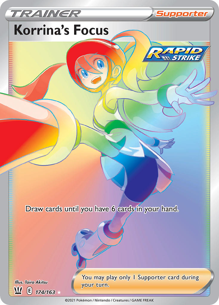 Korrina's Focus Pokémon card