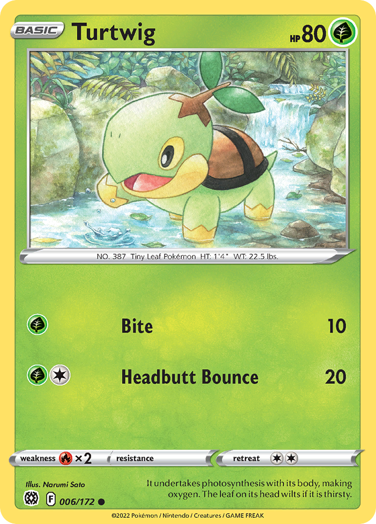Turtwig Pokémon card