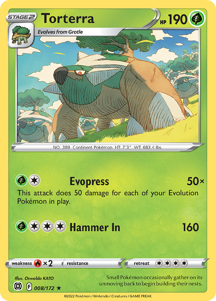 Torterra Pokémon card