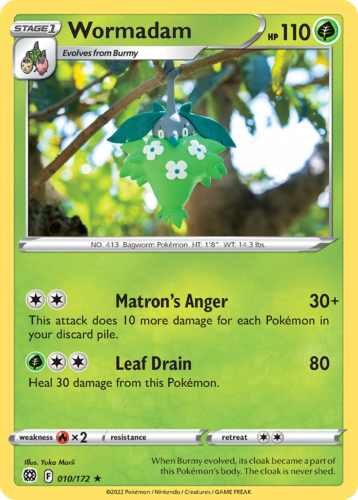 Wormadam Pokémon card
