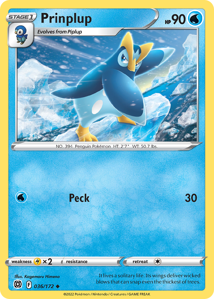Prinplup Pokémon card