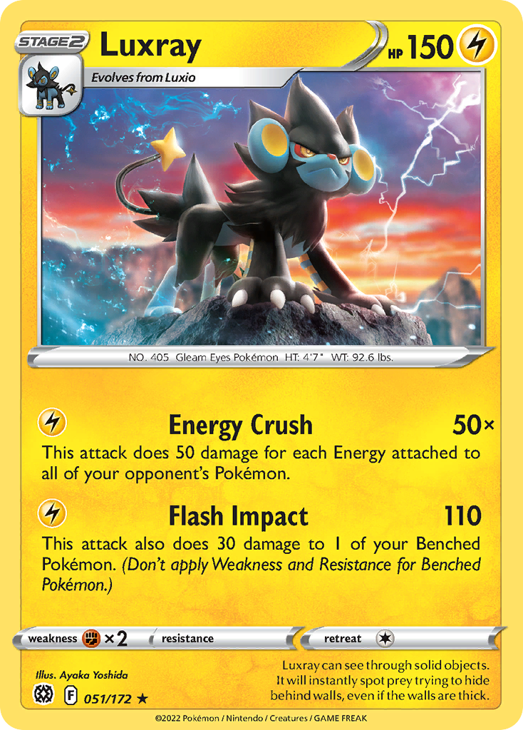 Luxray Pokémon card