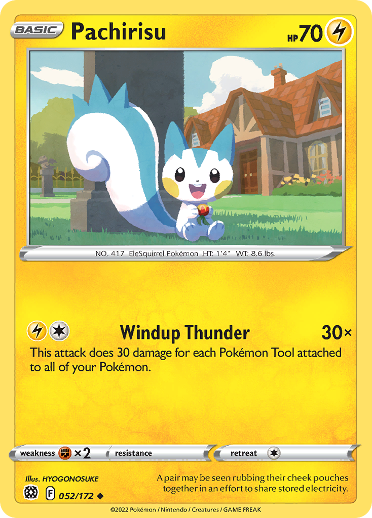 Pachirisu Pokémon card