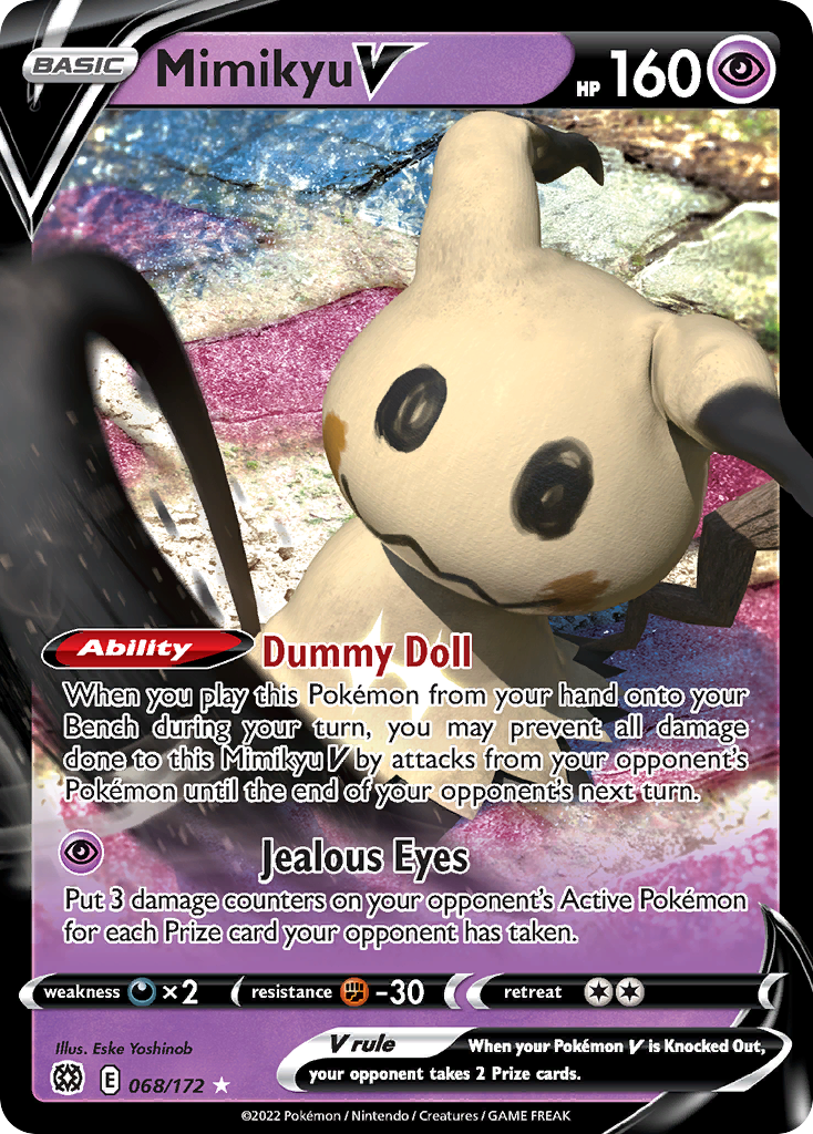 Mimikyu V Pokémon card