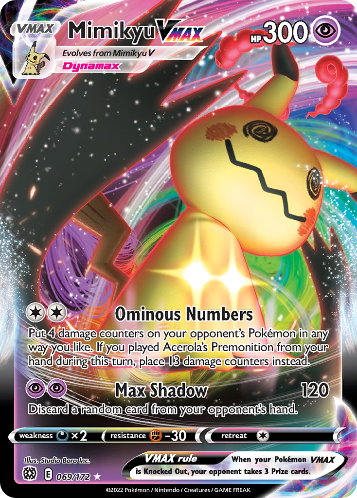 Mimikyu VMAX Pokémon card