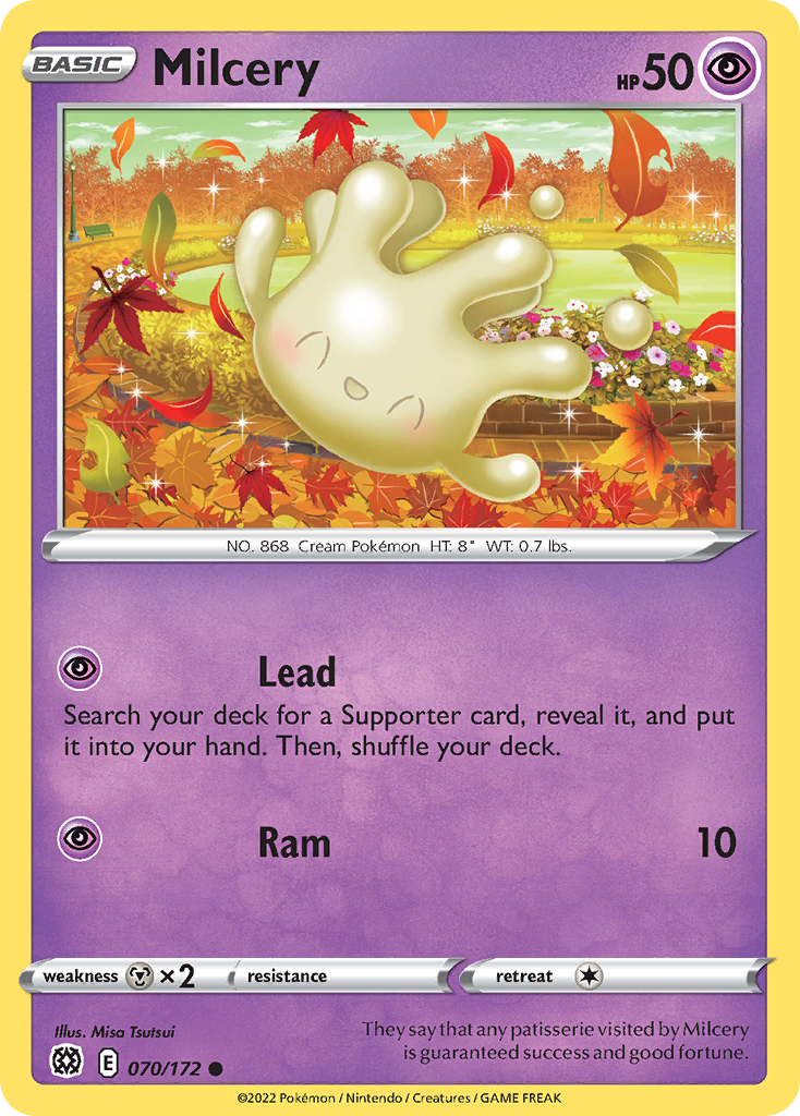 Milcery Pokémon card