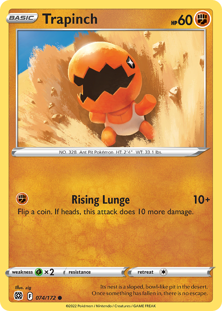 Trapinch Pokémon card