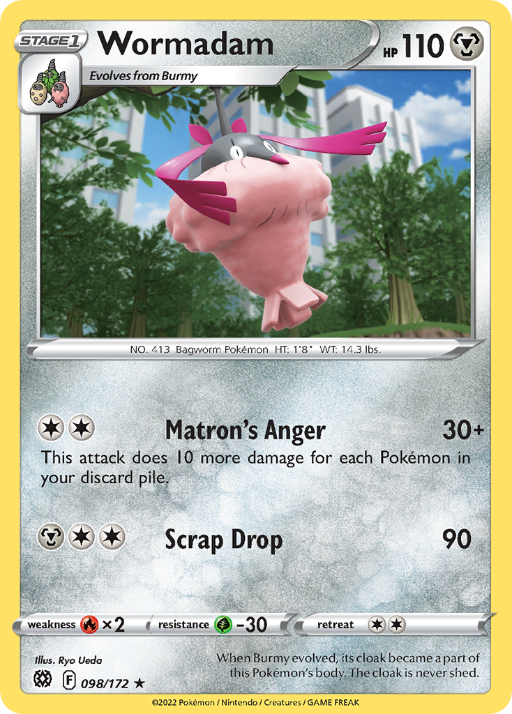 Wormadam Pokémon card