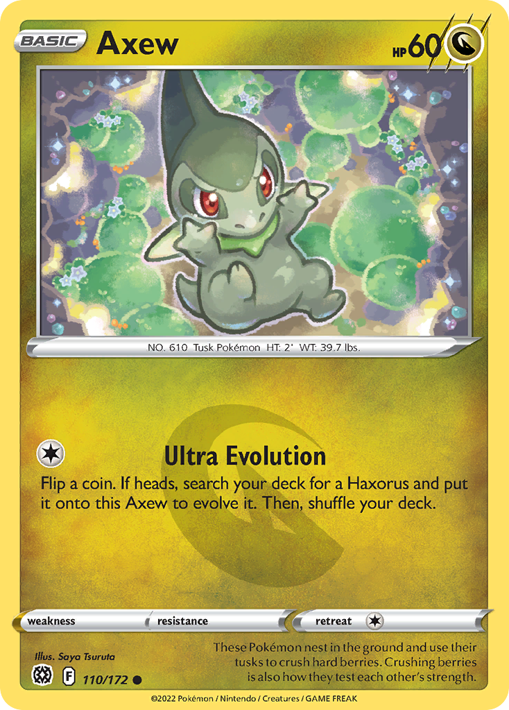 Axew Pokémon card