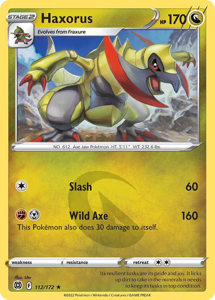 Haxorus Pokémon card