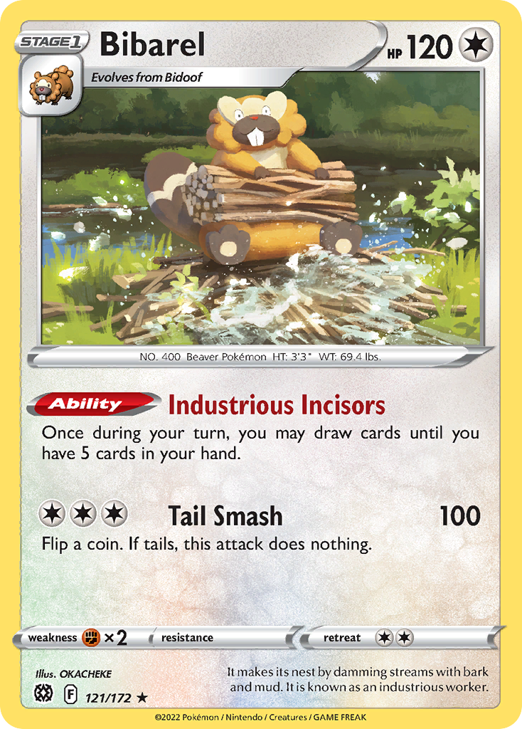 Bibarel Pokémon card