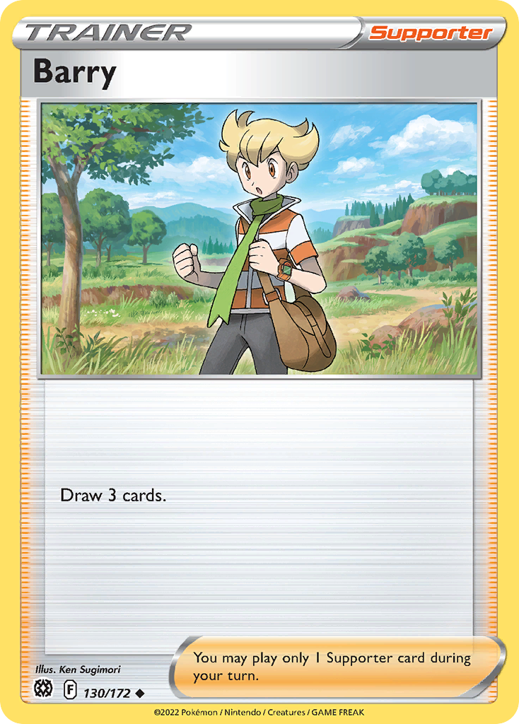 Barry Pokémon card