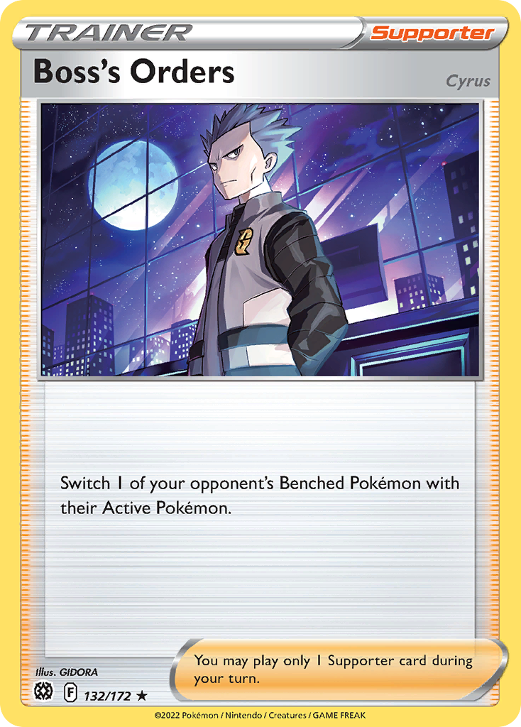 Boss's Orders [Cyrus] Pokémon card