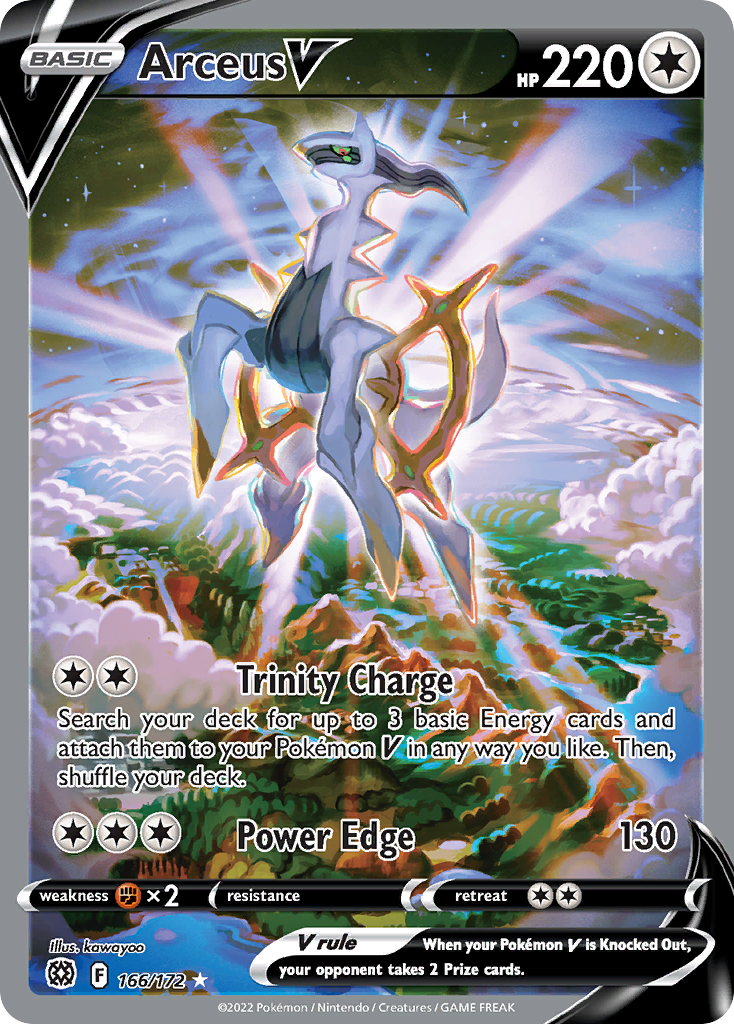 Arceus V Pokémon card