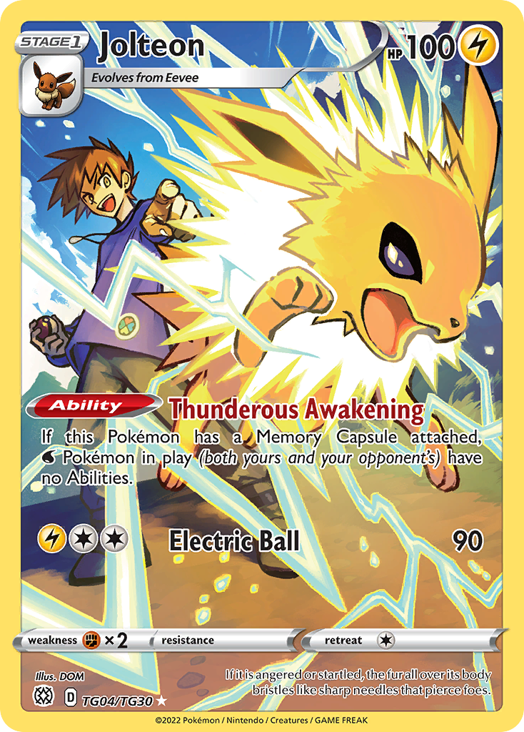 Jolteon Pokémon card
