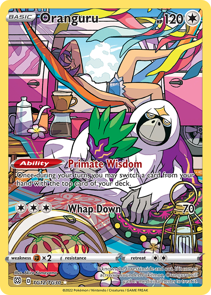 Oranguru Pokémon card