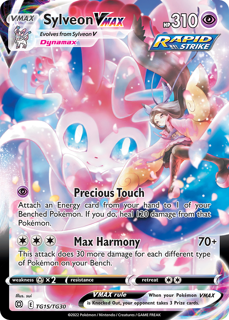 Sylveon VMAX Pokémon card
