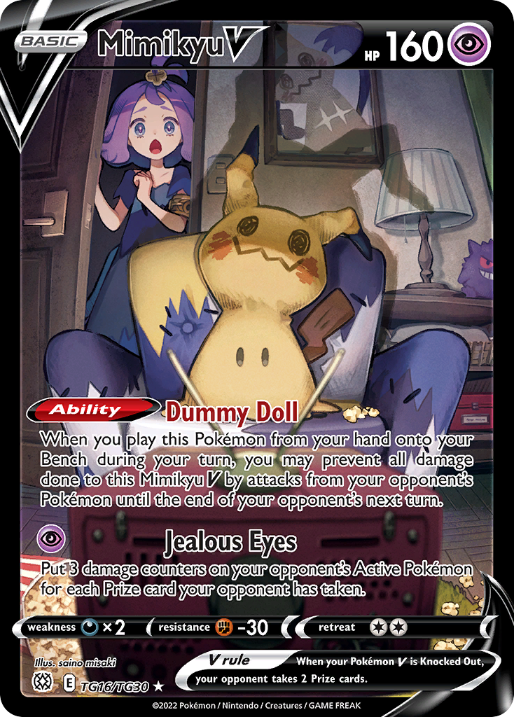 Mimikyu V Pokémon card
