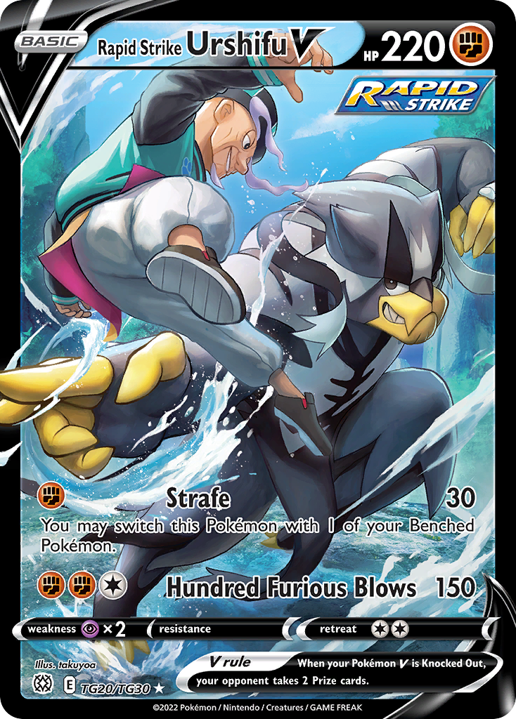 Rapid Strike Urshifu V Pokémon card