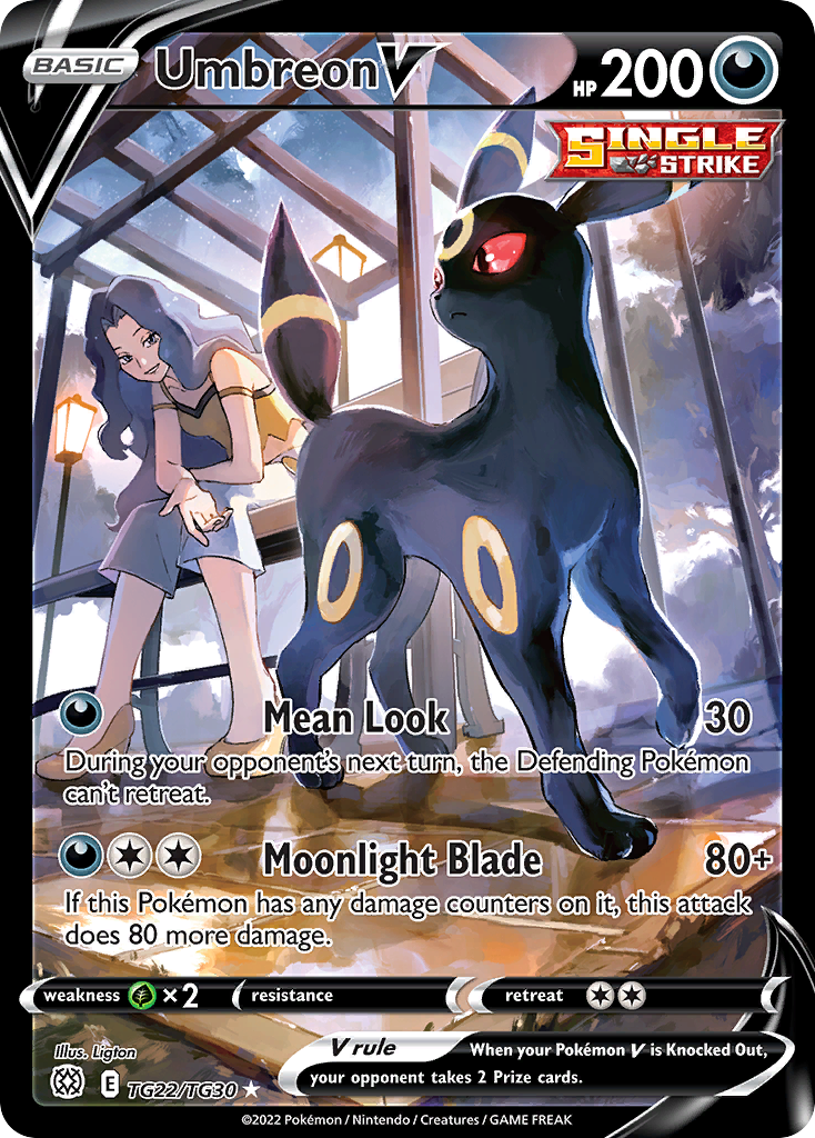 Umbreon V Pokémon card