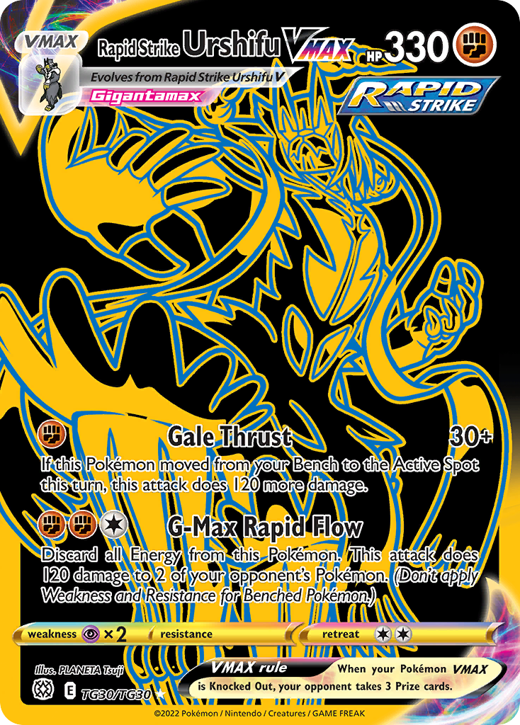 Rapid Strike Urshifu VMAX Pokémon card
