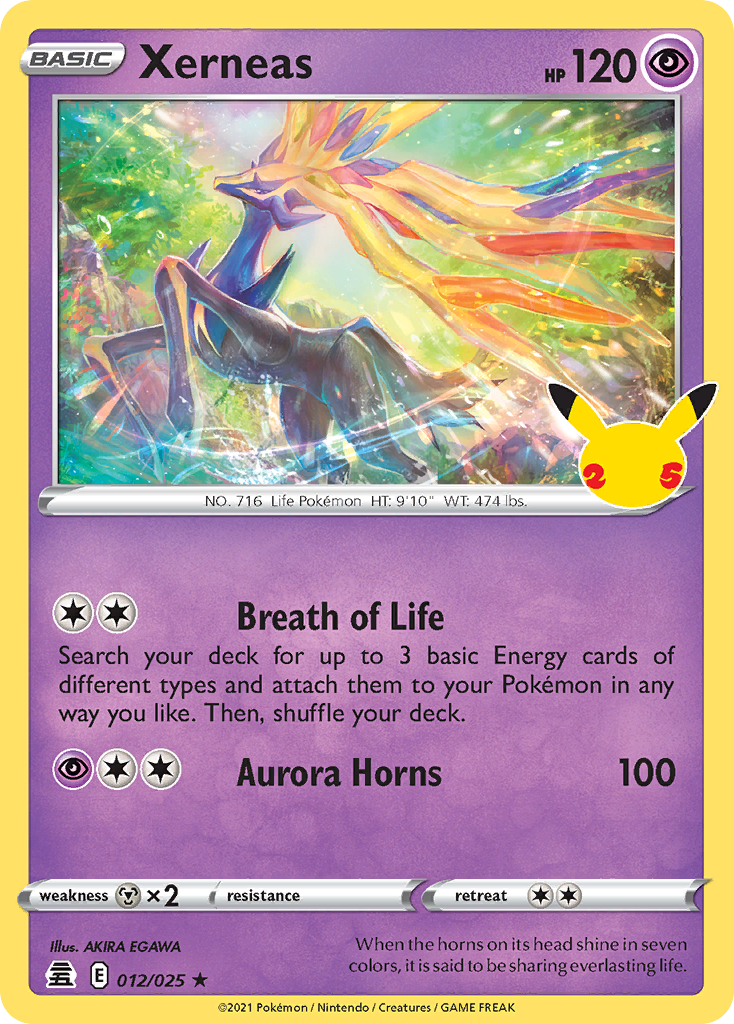 Xerneas Pokémon card