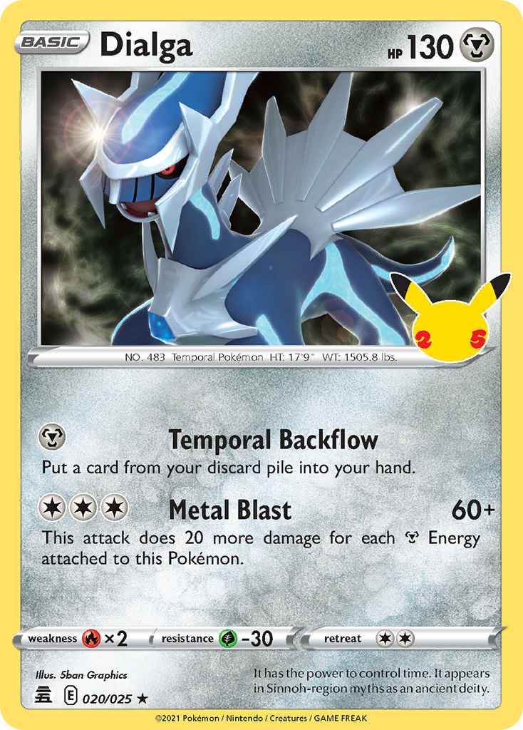 Dialga Pokémon card
