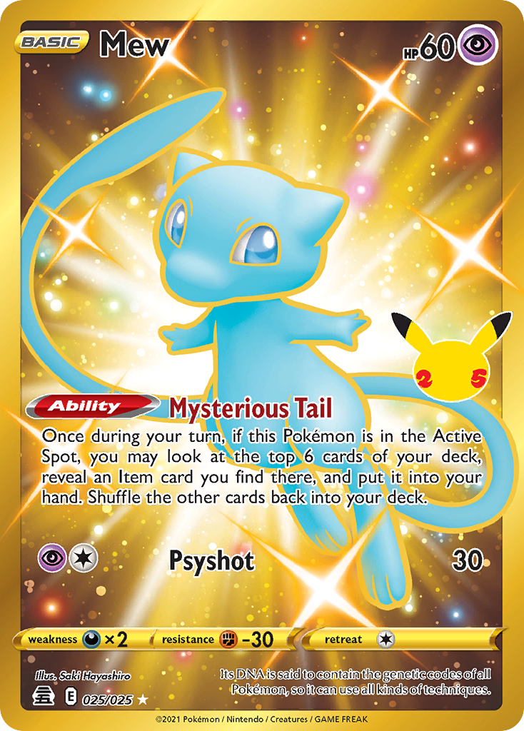 Mew Pokémon card