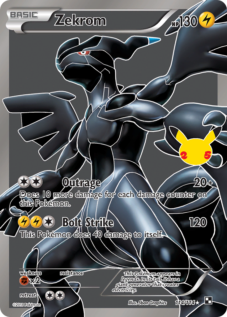 Zekrom [Black & White] Pokémon card