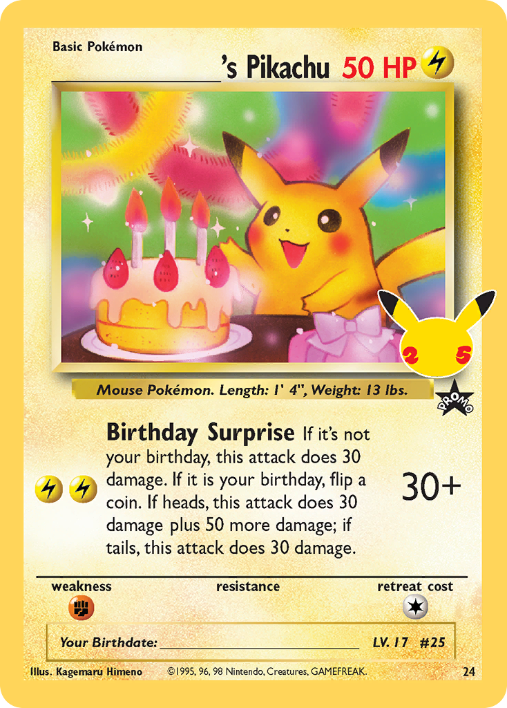 _____'s Pikachu [Wizards Black Star Promos] Pokémon card