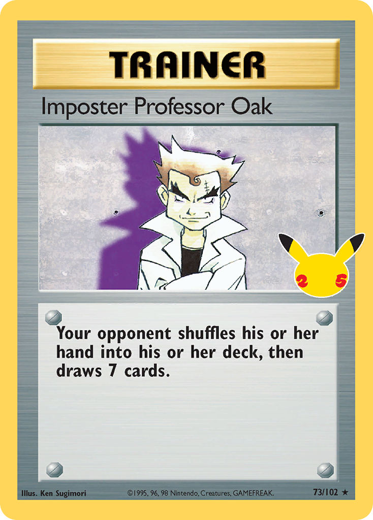 Imposter Professor Oak [Base Set] Pokémon card