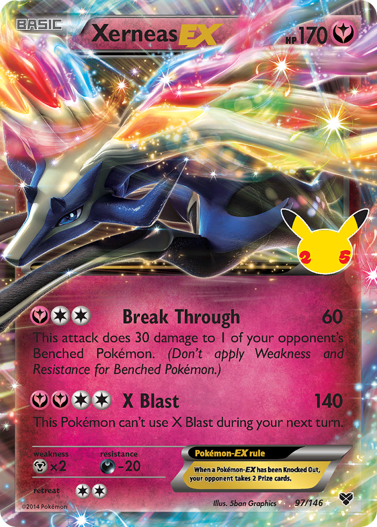 Xerneas EX [XY] Pokémon card