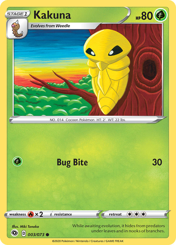 Kakuna Pokémon card