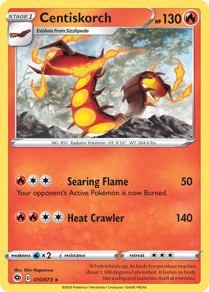Centiskorch Pokémon card