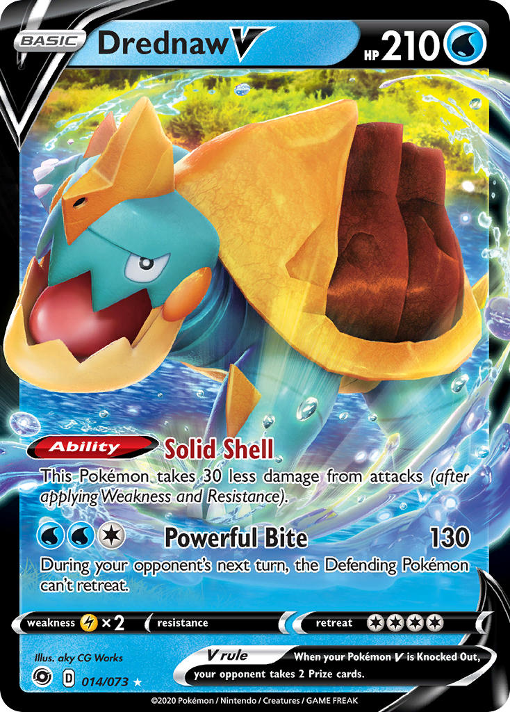 Drednaw V Pokémon card