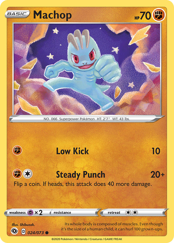 Machop Pokémon card