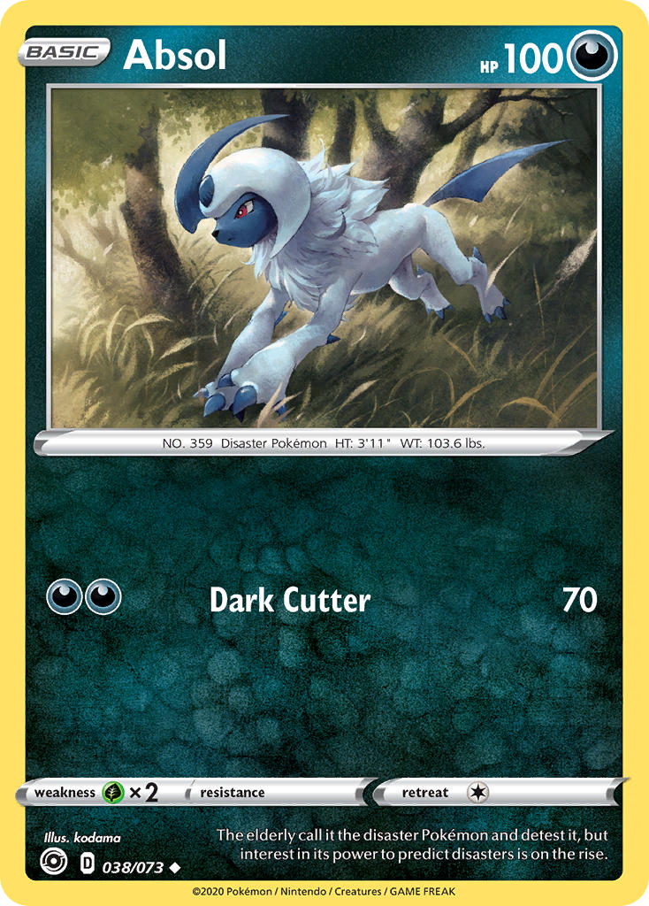 Absol Pokémon card