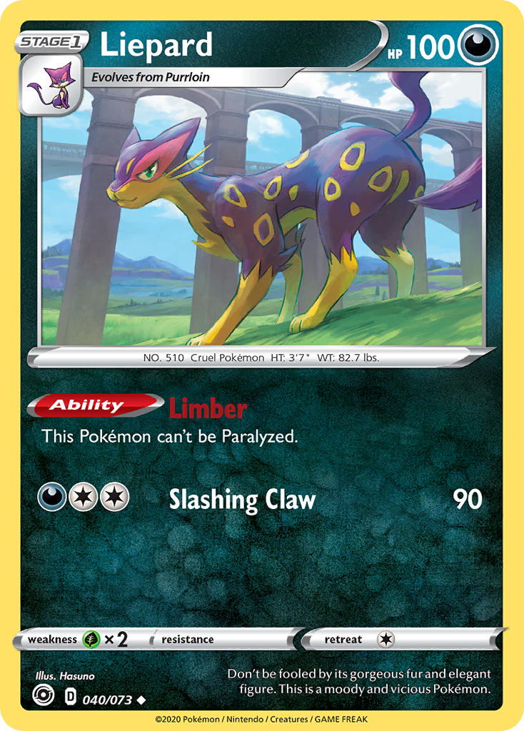 Liepard Pokémon card