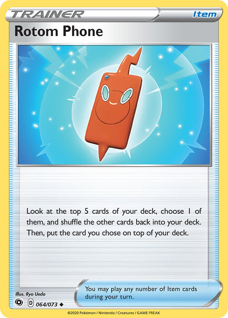 Rotom Phone Pokémon card