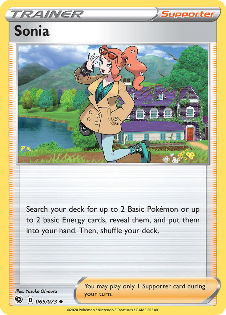 Sonia Pokémon card
