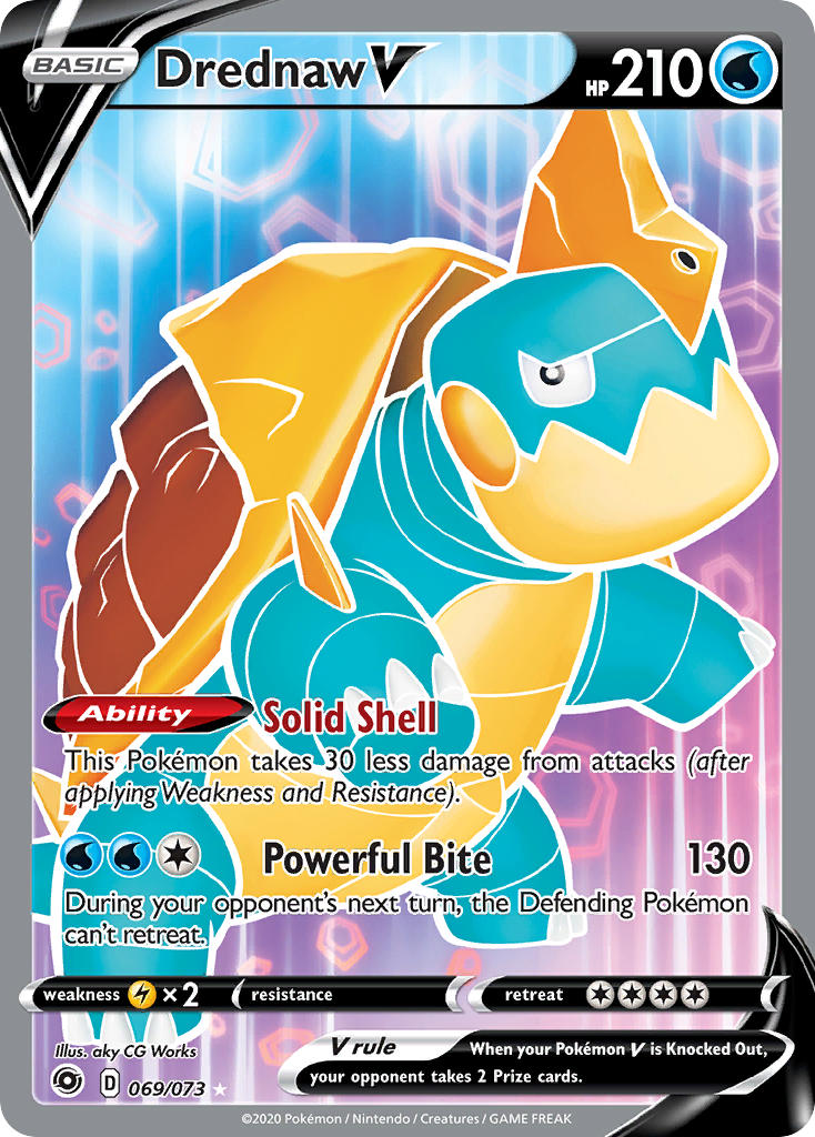 Drednaw V Pokémon card