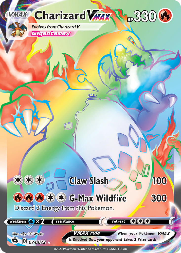 Charizard VMAX Pokémon card