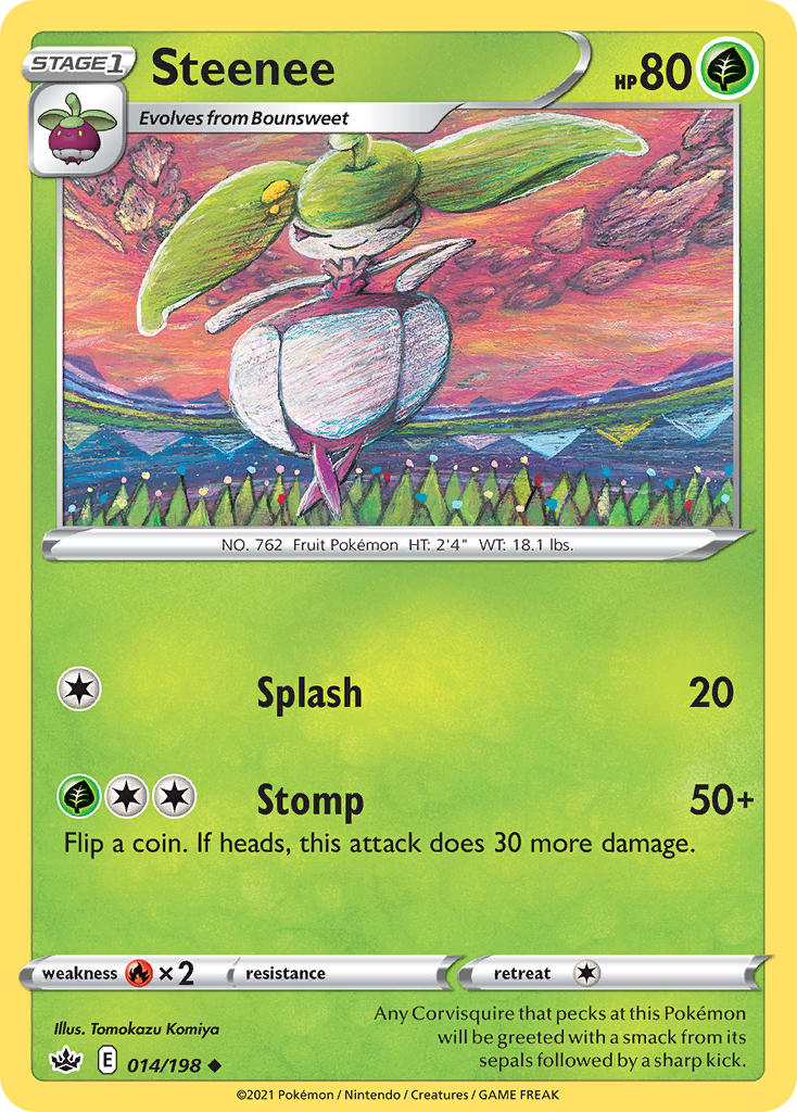 Steenee Pokémon card