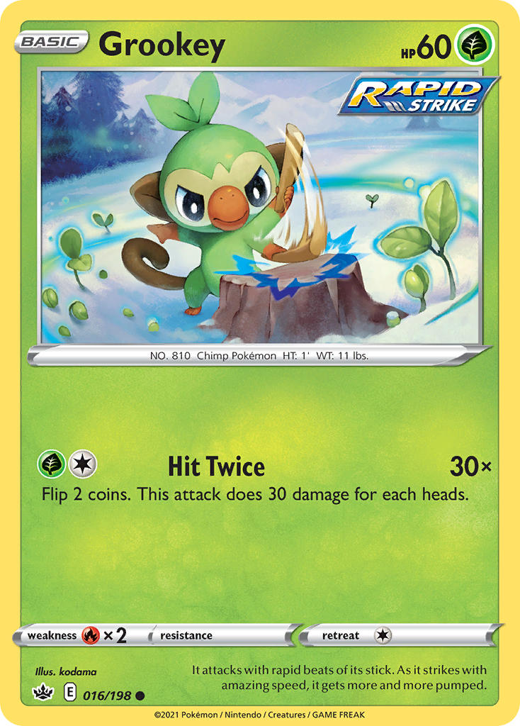 Grookey Pokémon card
