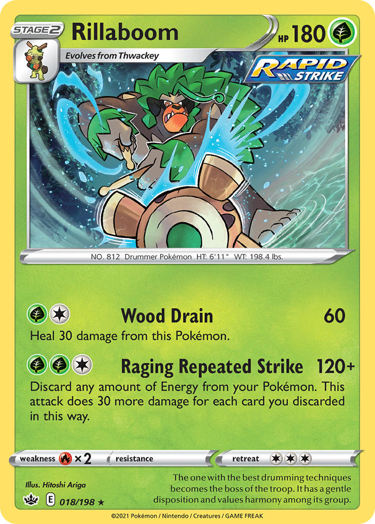 Rillaboom Pokémon card