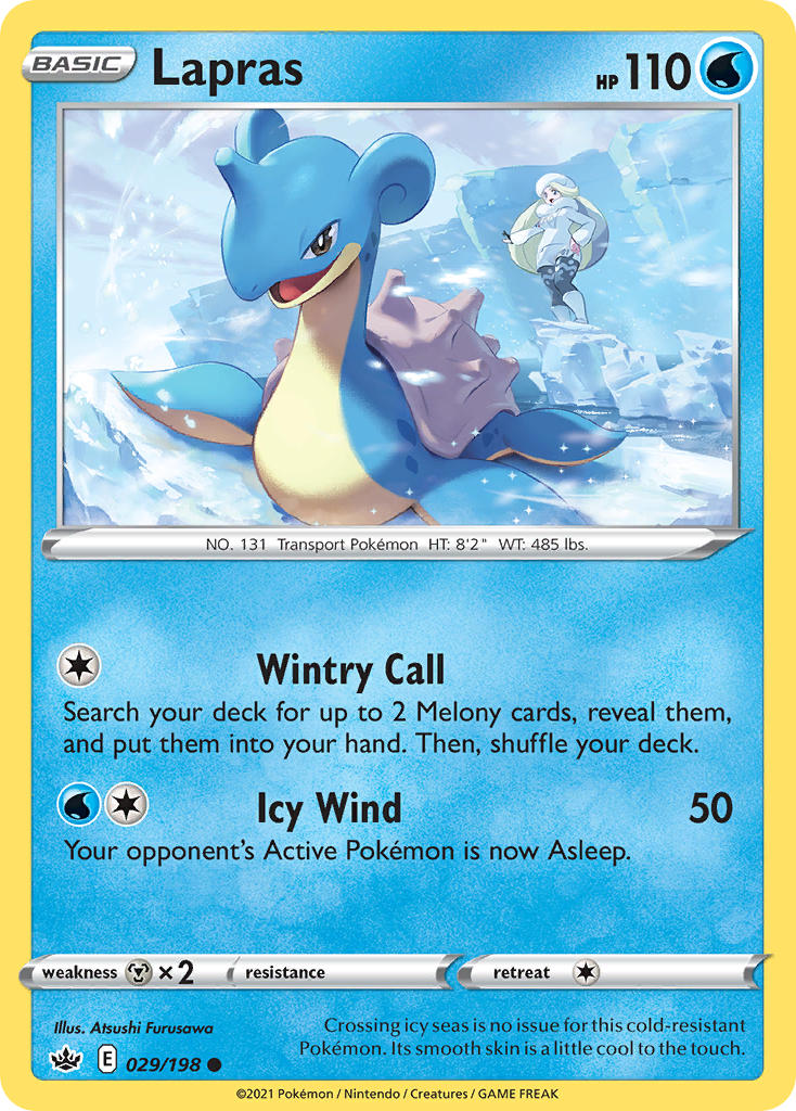 Lapras Pokémon card