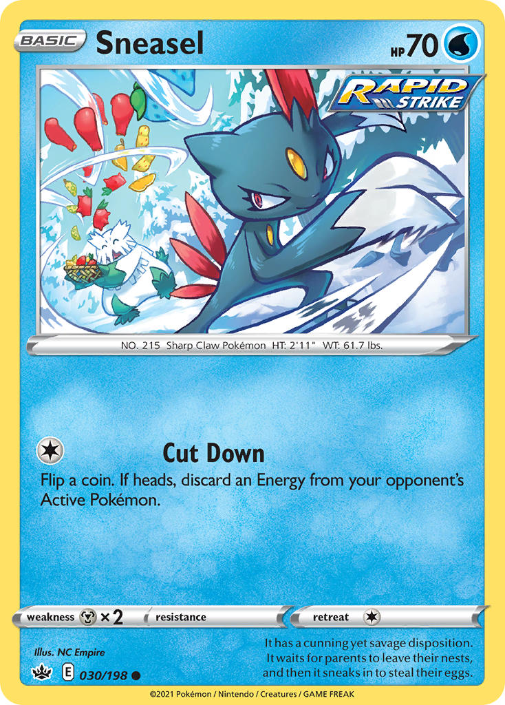 Sneasel Pokémon card