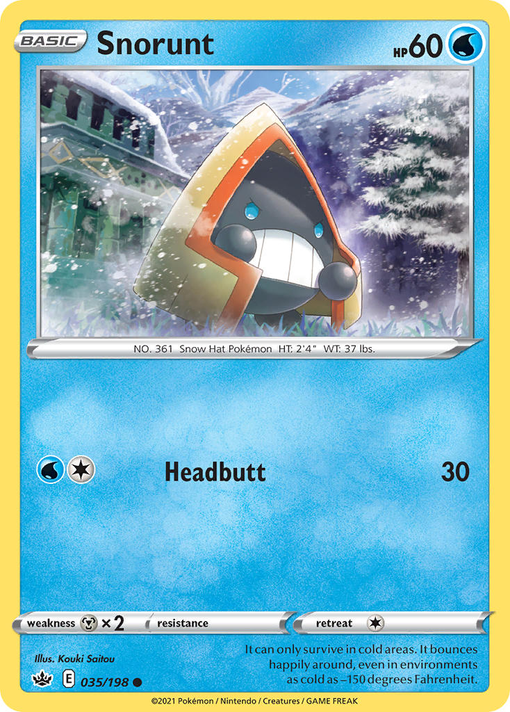 Snorunt Pokémon card