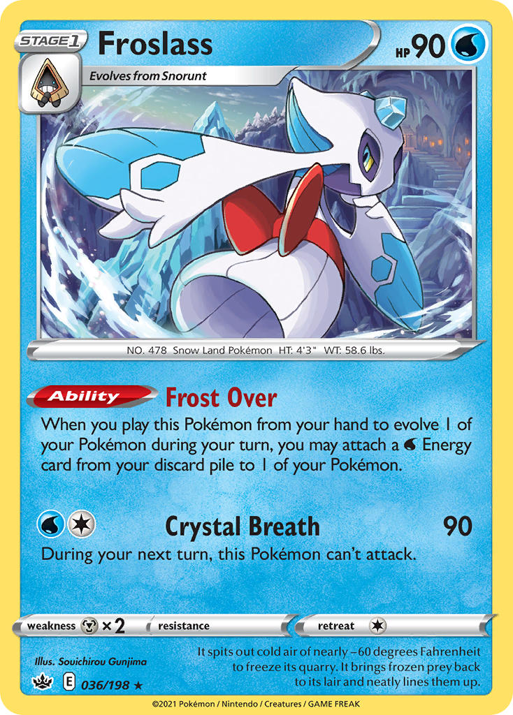 Froslass Pokémon card